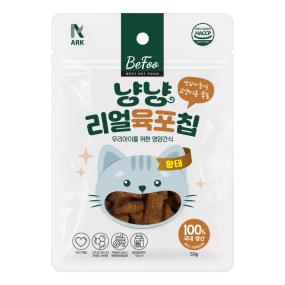 베푸 리얼 냥냥 육포칩 황태50g